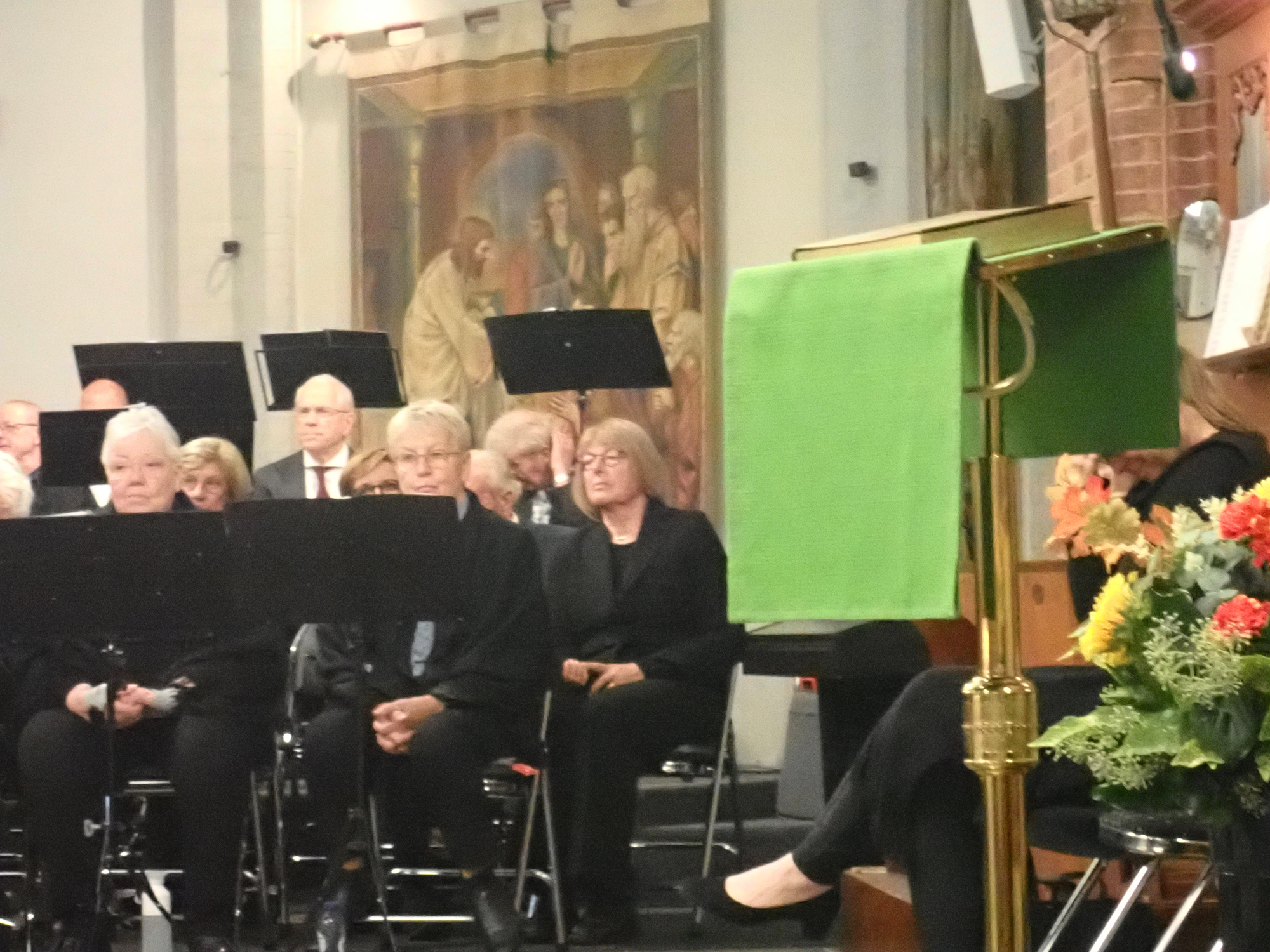 Jan en Annie Nelemans 50 jaar getrouwd 22-10-23 tijdens de Eucharistiviering.